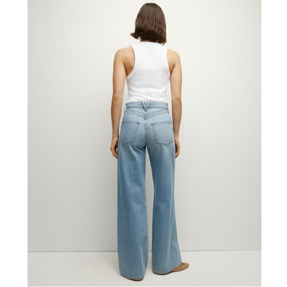 Veronica Beard Taylor High Waist Wide Leg Jeans Nova Size 30 NWT - Picture 3 of 17